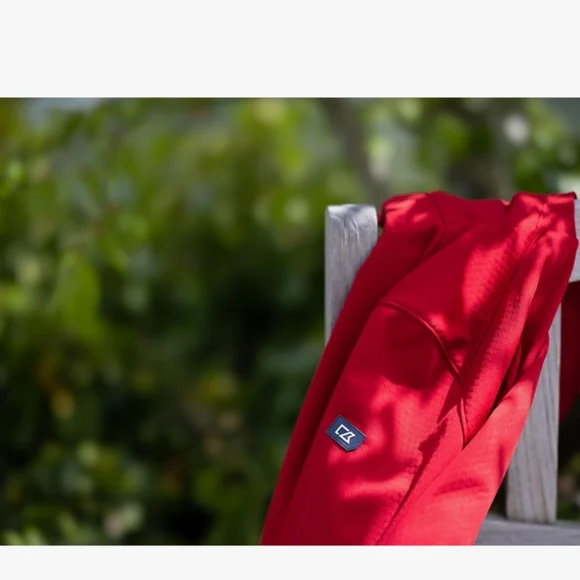 Cutter & Buck Red Jacket with Hood - Picture 10 of 15